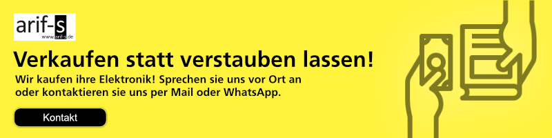 Verkaufen statt verstauben lassen!