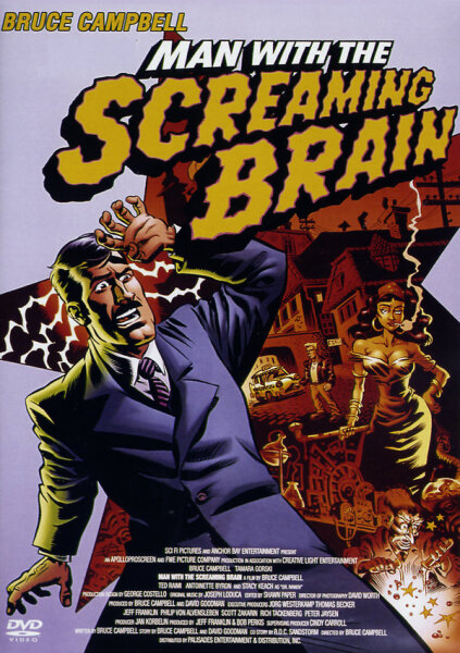Man with the Screaming Brain / DVD * Guter Zustand