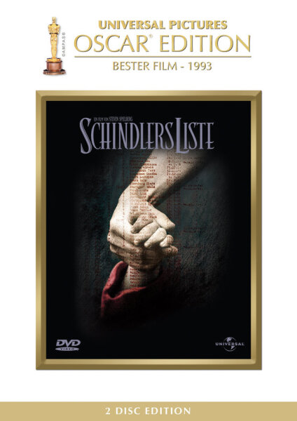 Schindlers Liste - Oscar Edition  ( 2 DVDs ) - wie NEU