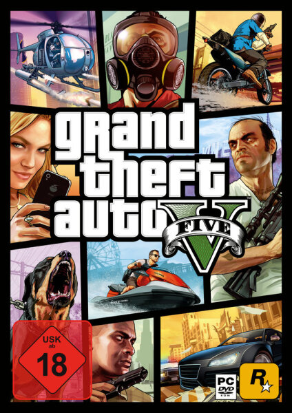 Grand Theft Auto V  / PC Spiel - Akzeptabel mit Kratzer