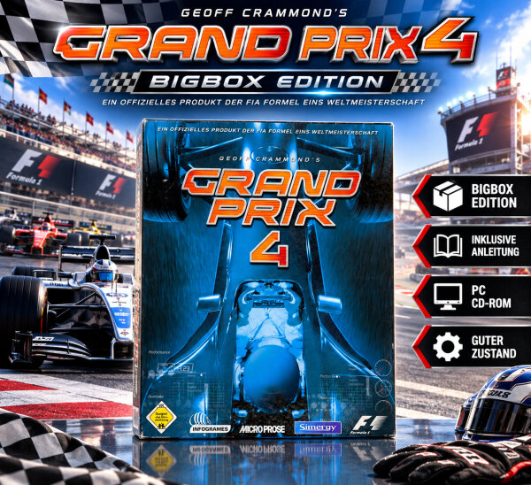 Grand Prix 4 BigBox Edition + Anleitung / PC / Guter Zustand