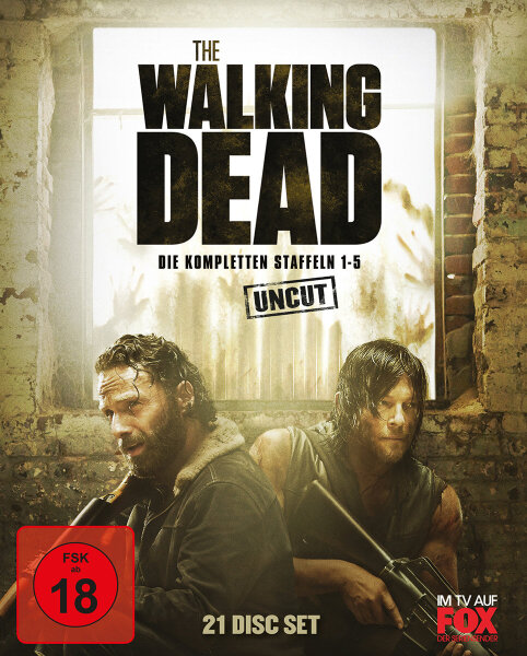 The Walking Dead - Staffel 1-5 Box - Uncut  - 21 BluRays