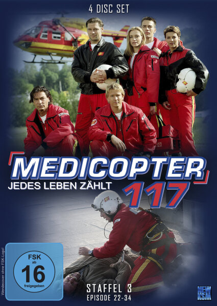 Medicopter 117 - Staffel 3  [4 DVDs] Guter Zustand