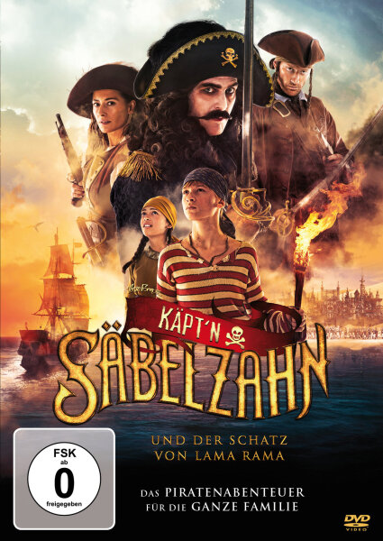 Käptn Säbelzahn und der Schatz von Lama Rama / DVD - Akzeptabel mit Kratzer