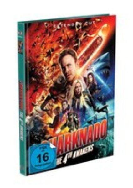 SHARKNADO 4 - The 4th Awakens - Mediabook - Cover A (Blu-ray + DVD) NEU