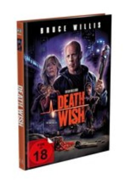 DEATH WISH - 2-Disc Mediabook Cover A (4K UHD + BluRay) Brandneu