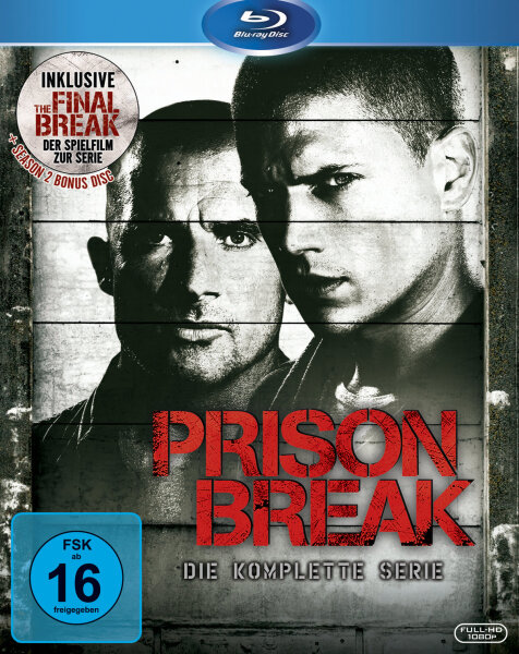 Prison Break - Die komplette Serie, Inkl. The Final Break [24 Blu-Rays]