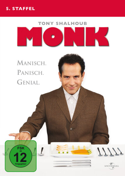 Monk - Staffel 5  ( 4 DVDs ) - Top Zustand