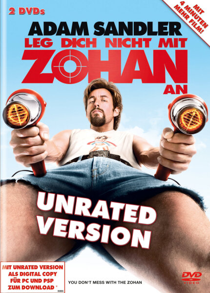 Leg dich nicht mit Zohan an - Unrated  [2 DVDs]  Top Zustand