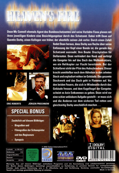Heavens Fire - Flammendes Inferno / DVD
