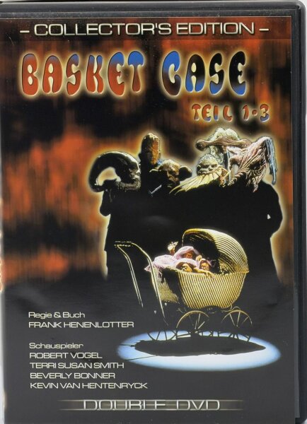 Basket Case Teil 1-3 Collectors Edition BEST 2xDVD FSK18 / Guter Zustand