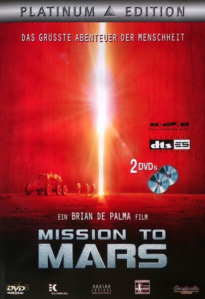 Mission to Mars ( Platinum Edition ) DVD - Akzeptabel mit Kratzern