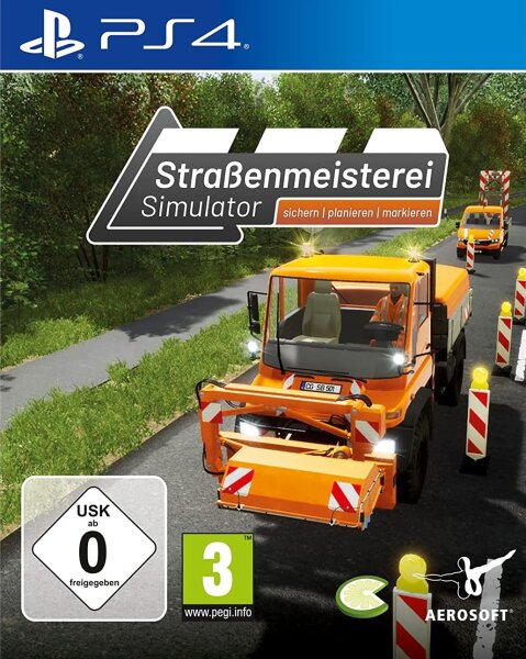 Straßenmeisterei Simulator / Playstation 4 / PS5