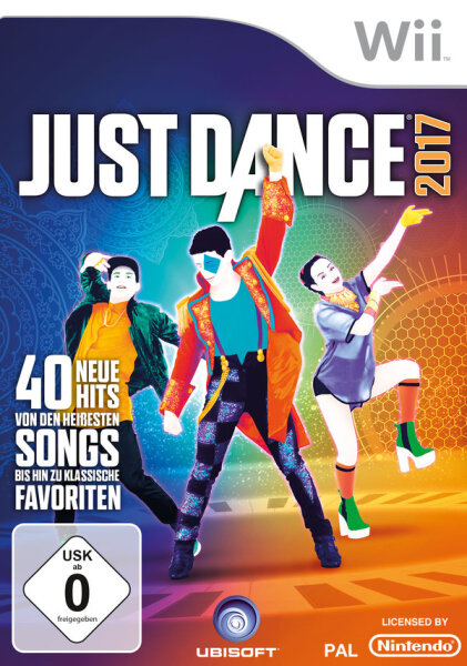 Just Dance 2017 / Nintendo Wii / Wii U + Handbuch - Top Zustand