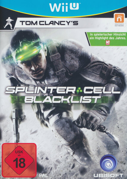 Splinter Cell - Blacklist (Tom Clancy) FSK18 (Nintendo Wii U) Top Zustand