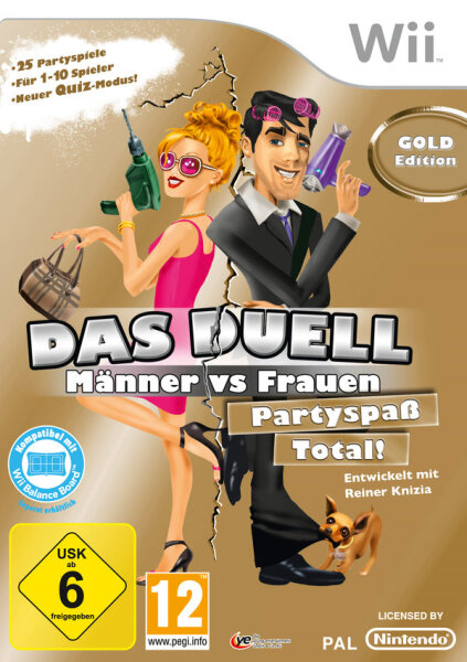 Das Duell - Männer vs Frauen: Partyspaß Total! (Gold Edition) + Handbuch