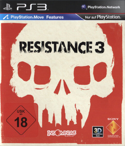 Resistance 3 / Playstation 3 / PS3 + Handbuch *  Top Zustand