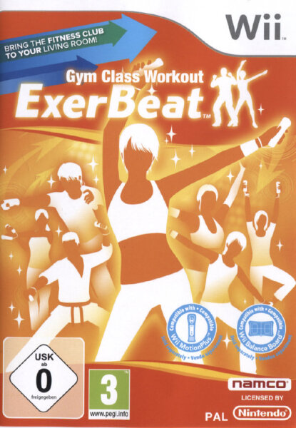 ExerBeat - Gym Class Workout / Nintendo Wii / Wii U + Handbuch