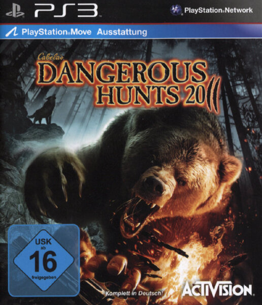 Cabelas Dangerous Hunts 2011 / Playstation 3 / PS3 + Handbuch *Top Zustand*