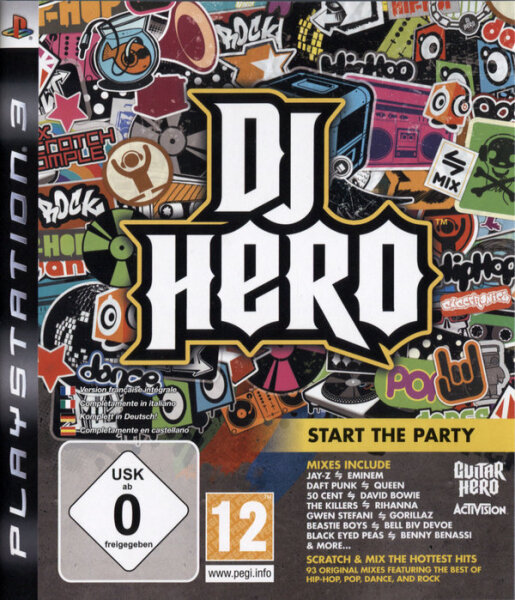 DJ Hero / Playstation 3 / PS3 + Handbuch *  Top Zustand