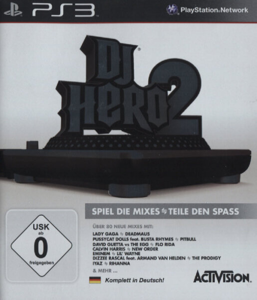 DJ Hero 2 / Playstation 3 / PS3 + Handbuch *Top Zustand*