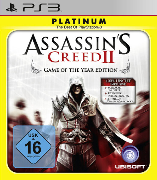 Assassins Creed 2 - Game of the Year Edition - Platinum / PS3 + Handbuch
