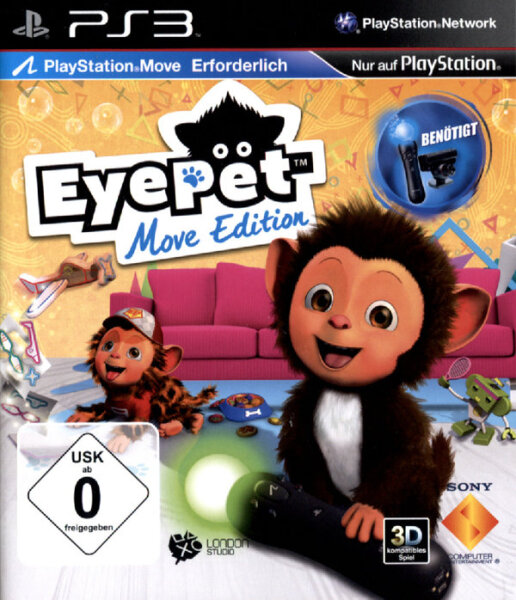 EyePet: Move Edition (Move) Playstation 3 / PS3 + Handbuch *Top Zustand*