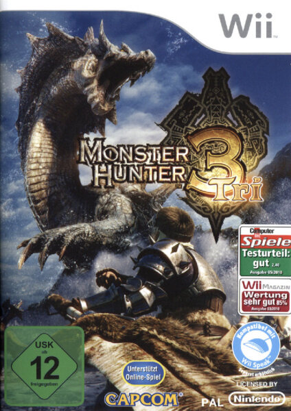 Monster Hunter Tri / Nintendo Wii / Wii U + Handbuch