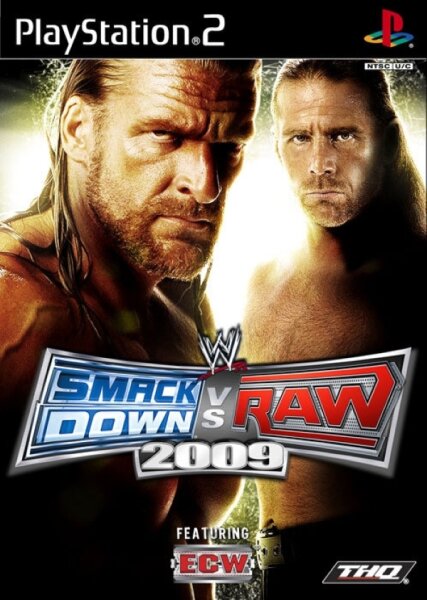 WWE Smackdown vs. Raw 2009 / Playstation 2 / PS2 + Handbuch