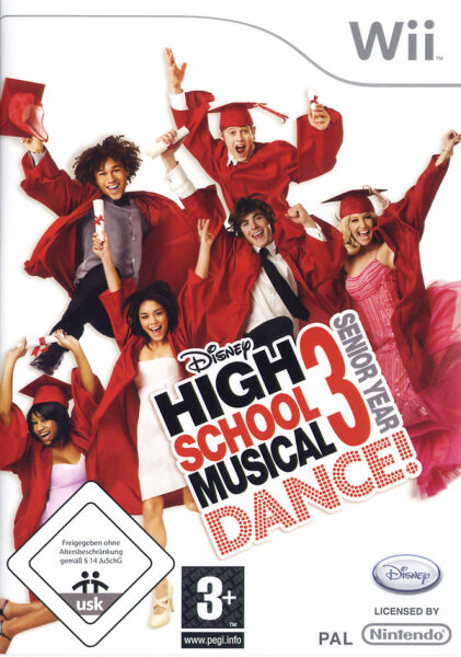High School Musical 3 - Senior Year Dance! Nintendo Wii / Wii U + Handbuch