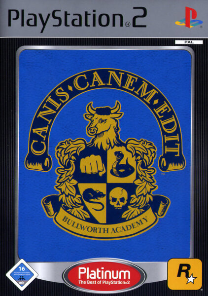 Canis Canem Edit inkl. Karte / Poster - Bullworth Academy / PS2 * Guter Zustand