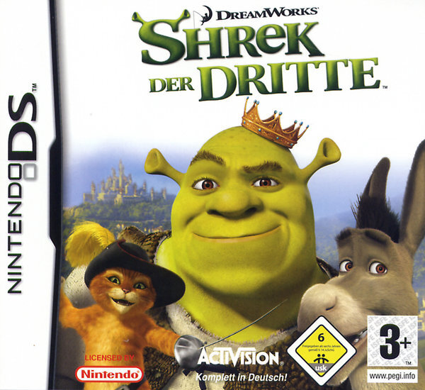 Shrek der Dritte / Nintendo DS/ 2DS/ 3DS + Handbuch*Top Zustand