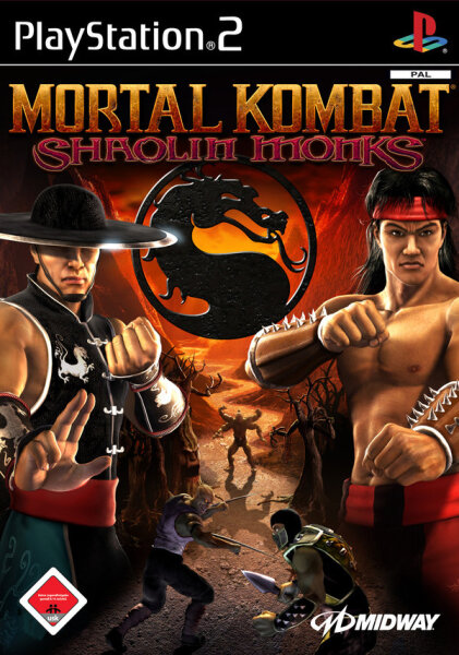 Mortal Kombat - Shaolin Monks / PS2 + Handbuch * Guter Zustand mit Kratzern