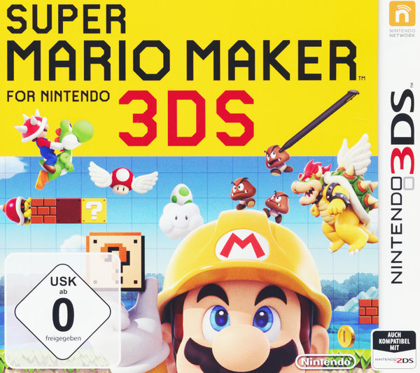 Super Mario Maker 3DS / Nintendo 3DS/ 2DS + Handbuch*Top Zustand