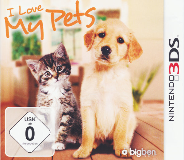 I Love My Pets / Nintendo 3DS/ 2DS + Handbuch*Top Zustand