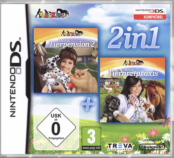 2 in 1: Meine Tierarztpraxis + Meine Tierpension 2 / DS + Handbuch *Top Zustand*