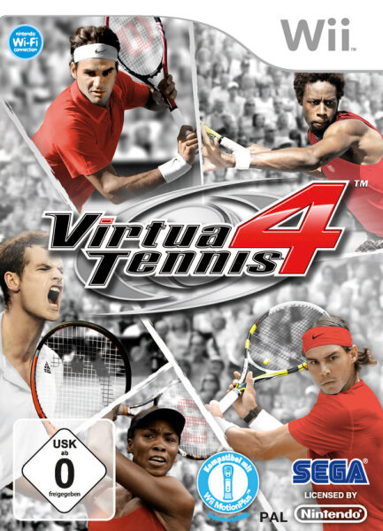 Virtua Tennis 4 / Nintendo Wii / Wii U + Handbuch