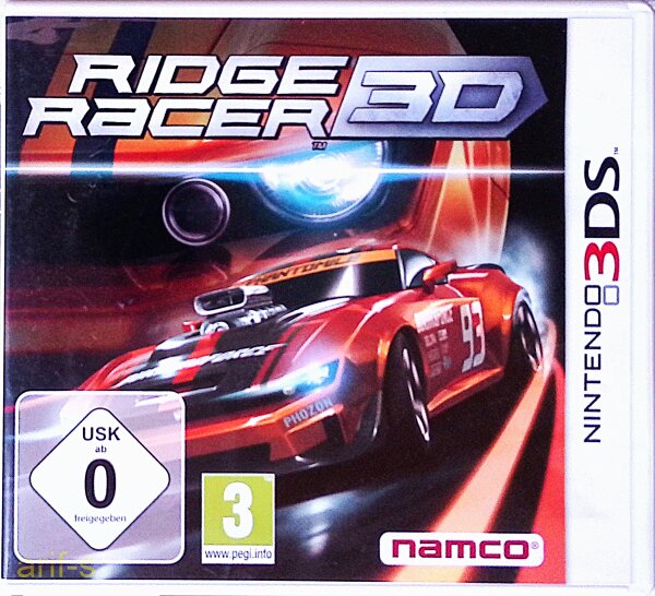 Ridge Racer 3D / Nintendo 3DS + Handbuch * Top Zustand