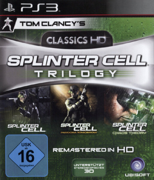 Splinter Cell Trilogy (Classics HD) / Playstation 3 / PS3+Handbuch *Top Zustand*