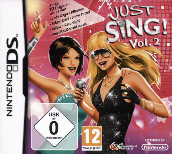 Just Sing! Vol. 2 / Nintendo DS + Handbuch*Top Zustand