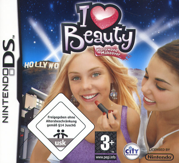 I love Beauty - Hollywood Makeover / Nintendo DS + Handbuch *Top Zustand*