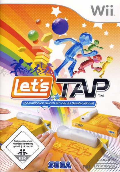 Lets Tap / Nintendo Wii / Wii U + Handbuch