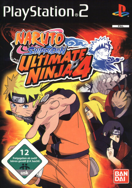 Naruto Shippuden - Ultimate Ninja 4 /  Playstation 2