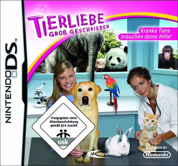 Tierliebe groß geschrieben / Nintendo DS + Handbuch*Top Zustand
