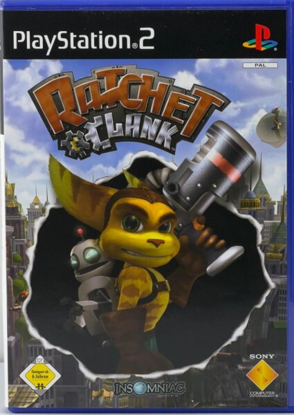Ratchet & Clank / Playstation 2 / PS 2 + Handbuch *Guter Zustand*