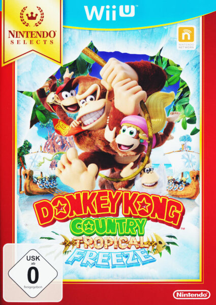 Donkey Kong Country: Tropical Freeze (Nintendo Wii U) Top Zustand