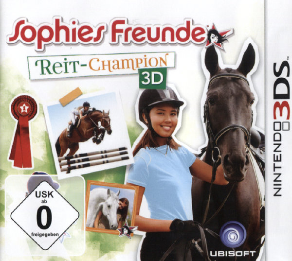 Sophies Freunde - Reit-Champion 3D / Nintendo 3DS/ 2DS + Handbuch*Top Zustand