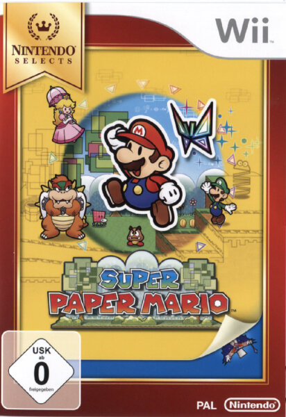 Super Paper Mario / Nintendo Wii / Wii U + Handbuch