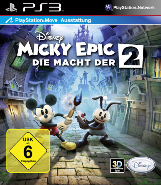 Disney Micky Epic - Die Macht der 2 / Playstation 3 / PS3 + Handbuch - Guter Zustand