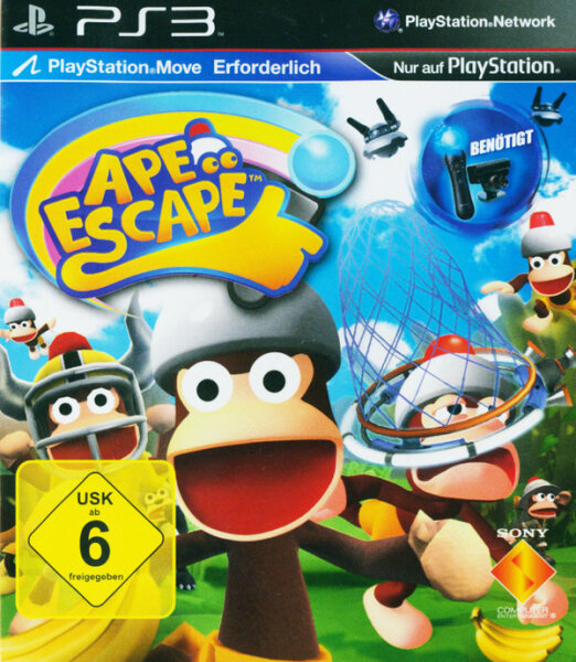 Ape Escape (Move erforderlich) / Playstation 3 / PS3 + Handbuch *Top Zustand*
